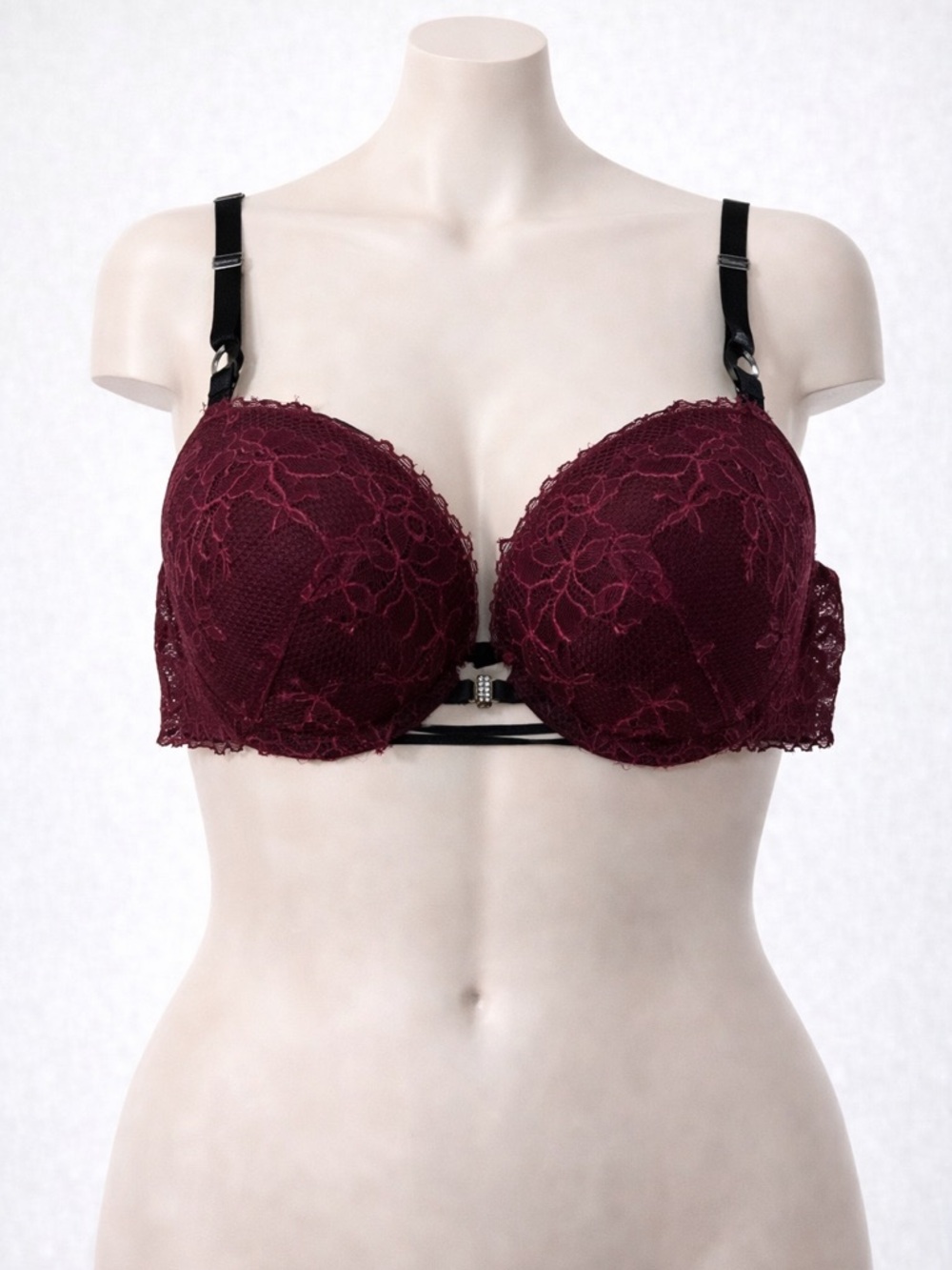 Ultra  Push-Up Bra in Burgundy - Women Intimates